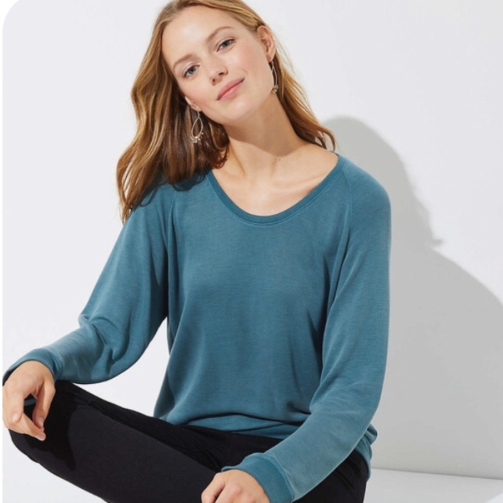 LOFT Sandwashed Dolman Sweatshirt